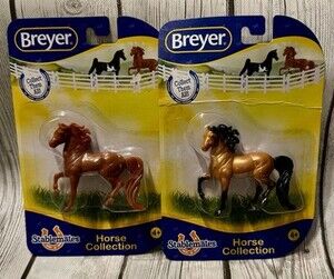 Breyer Stablemates Horse Collection 2 Pack Bundle Chestnut & Bay NEW Sealed 2021